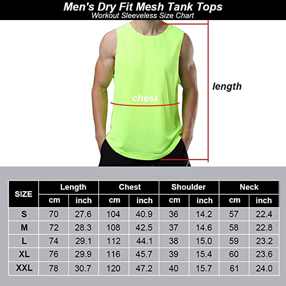Mesh Tank Top Shirt Fitted Quick Drying Sleeveless Sport Shirts