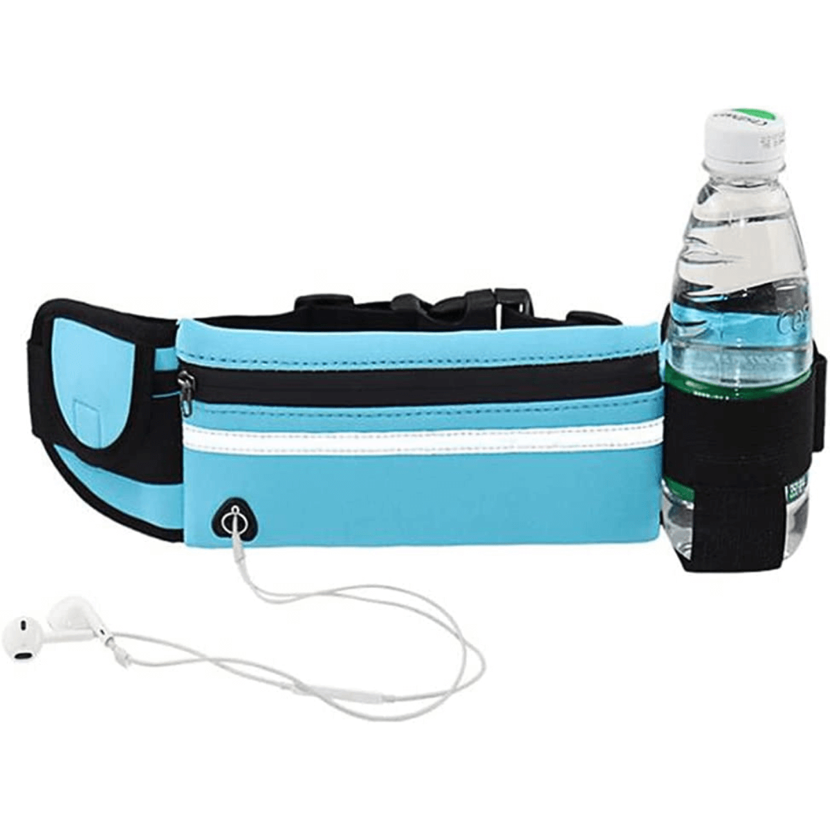 Waist Pack Pouch Running Belt with Headphone Port for Men Women