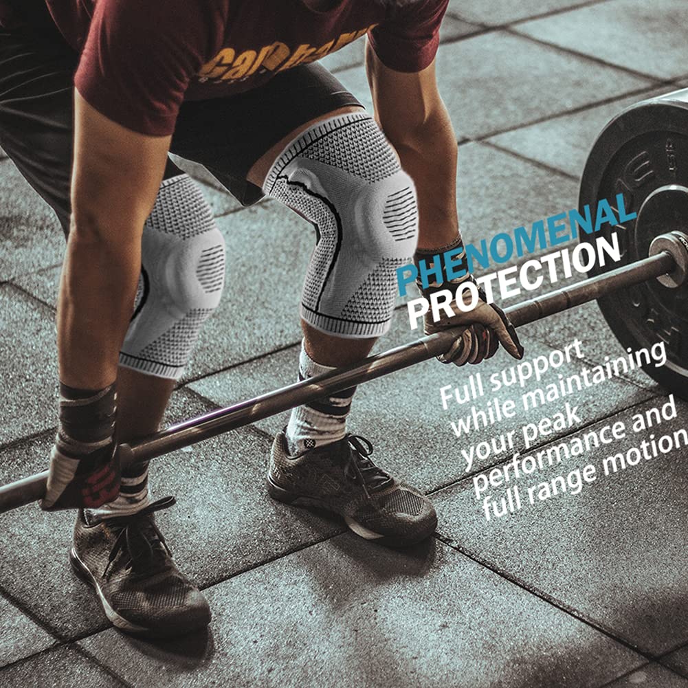 Medical Grade Knee Pads with Patella Gel Pad for Joint Pain Relief