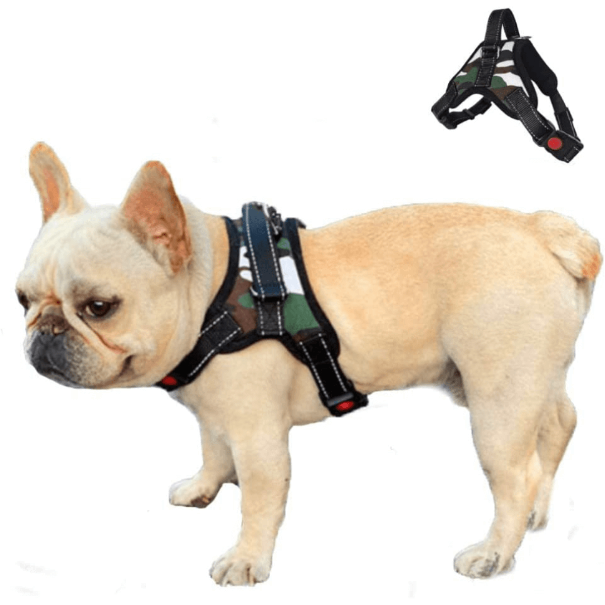Reflective No Pull Harness with Handle for Medium Large Dog
