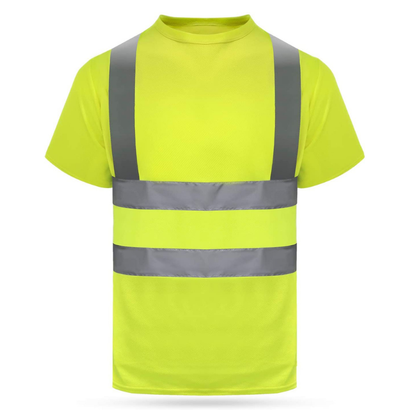 T Shirt Short Sleeve Safety Mesh 