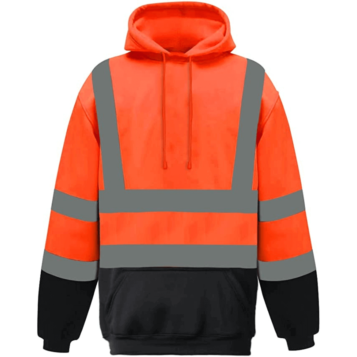 ANSI Class 3 Reflective Safety Sweatshirt with Black Bottom