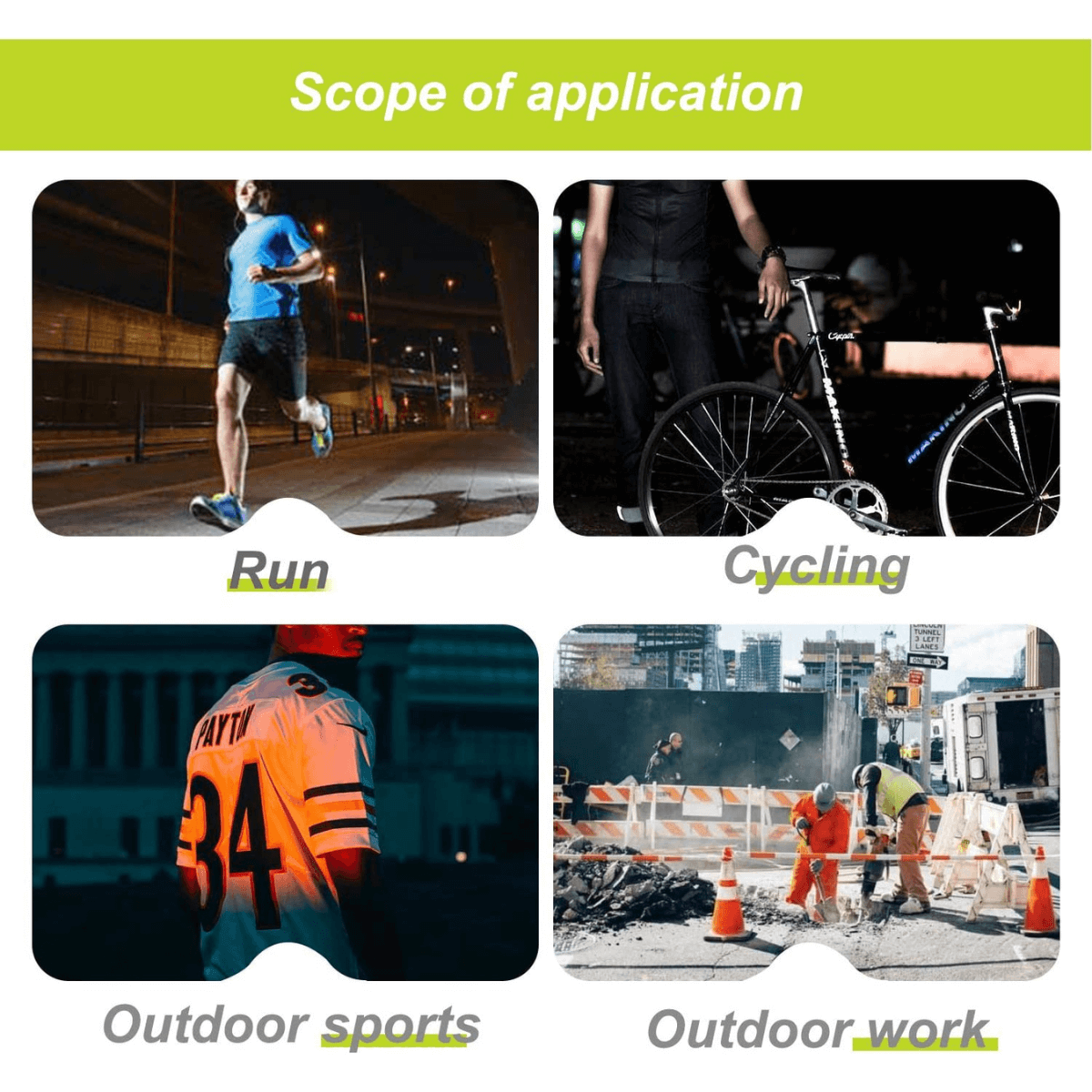 ANSI Men's Reflective Work Short Sleeve Shirt with Black Bottom