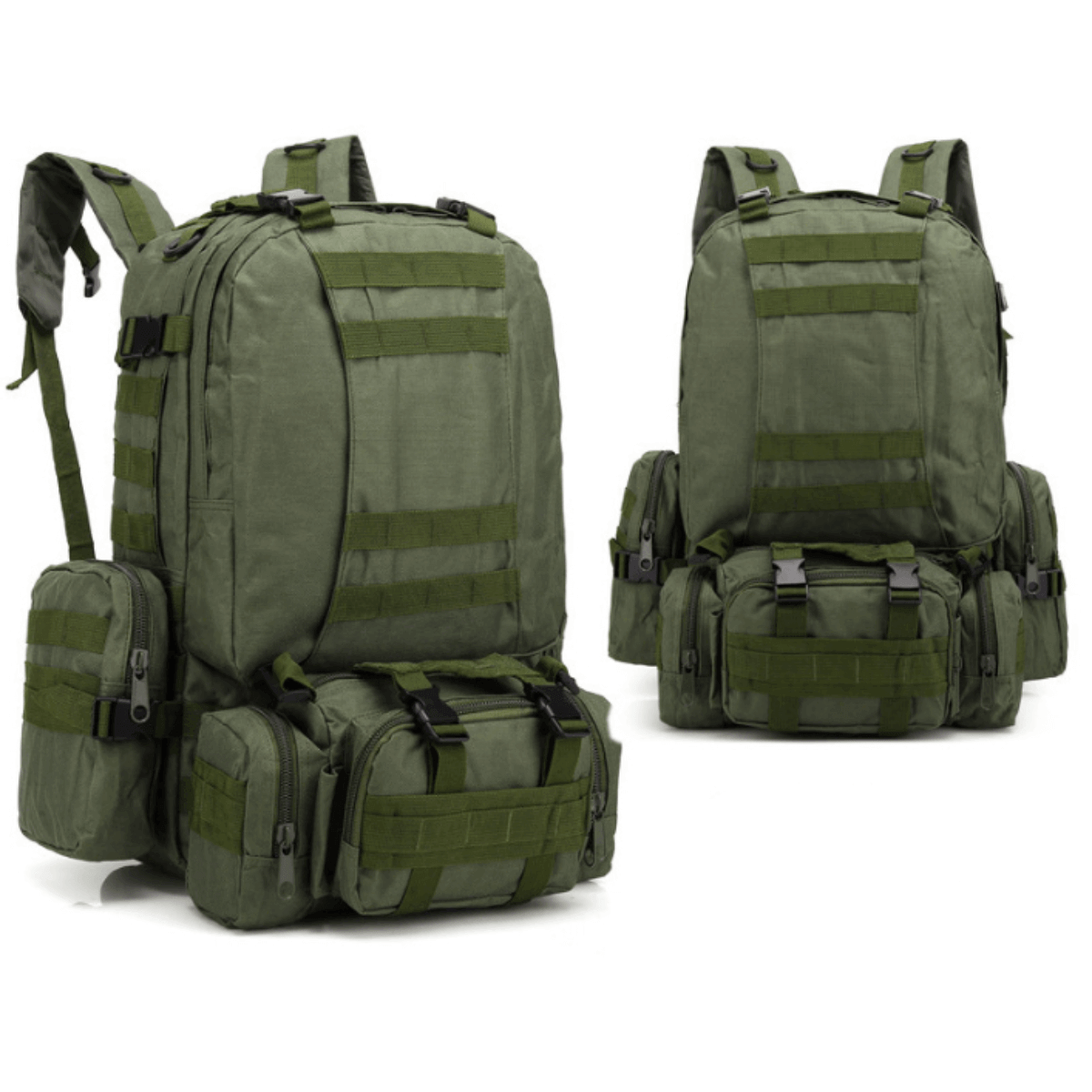 Army Rucksack Assault Pack with Detachable Molle Bag