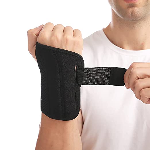 Night Wrist Splints with Compression Sleeve and Adjustable Straps