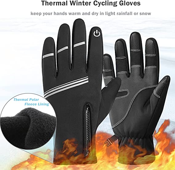 Winter Warm Gloves with Touch Screen Texting Fingers for Driving