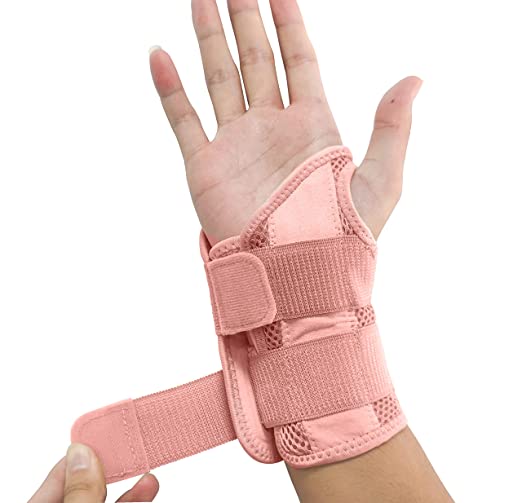 Night Wrist Splints with Compression Sleeve and Adjustable Straps