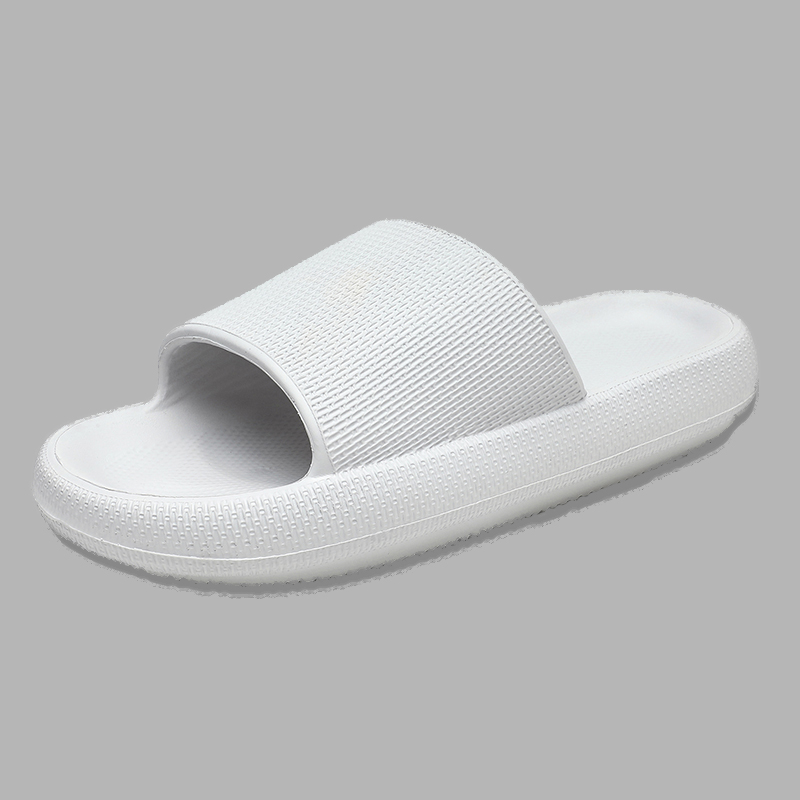 Non-Slip Pillow Slippers with Thick Sole for Bathroom and Outdoor 