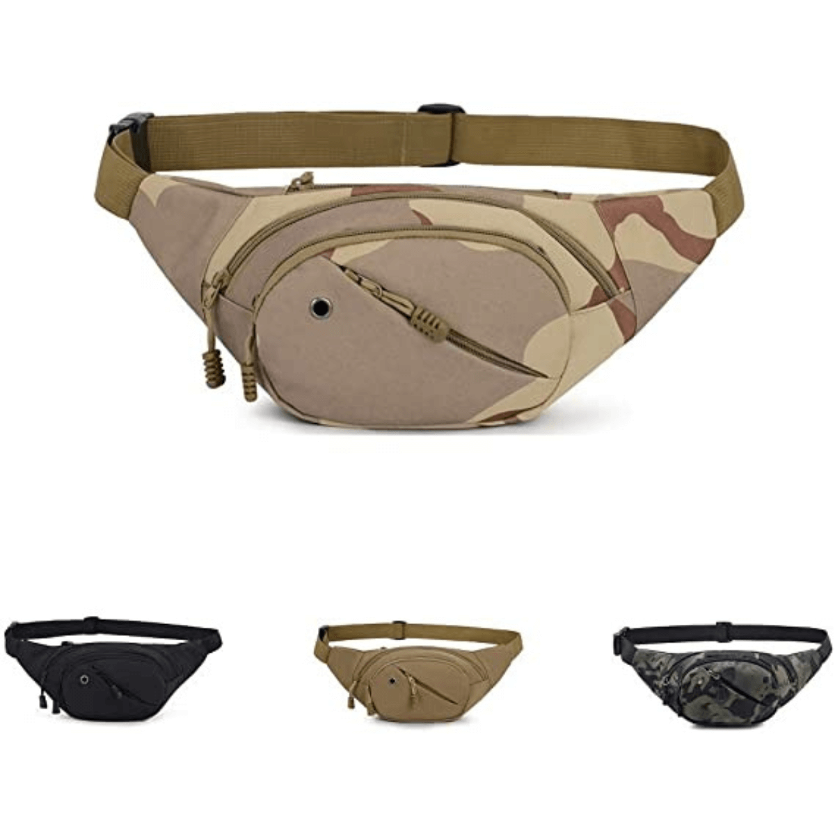 Adjustable Tactical Sling Bag with Quick-Release Buckle