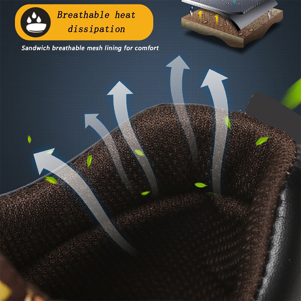 Steel Toe Leather Shoes Mid