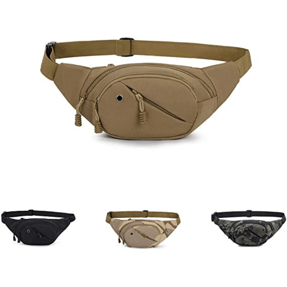 Adjustable Tactical Sling Bag with Quick-Release Buckle