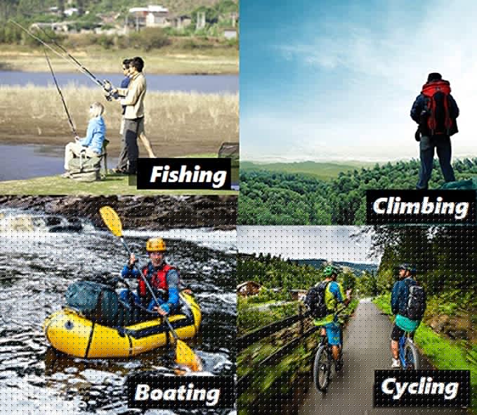 SUPER Wide Brim Sun Hat, Waterproof Sun Protection Outdoor Boonie Hat for Men&Women,for Fishing,Hiking,Camping,Boating & Safari