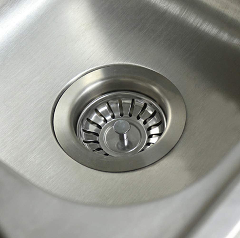 Stainless Sink Strainer with Eccentric Operation and 20 Slots
