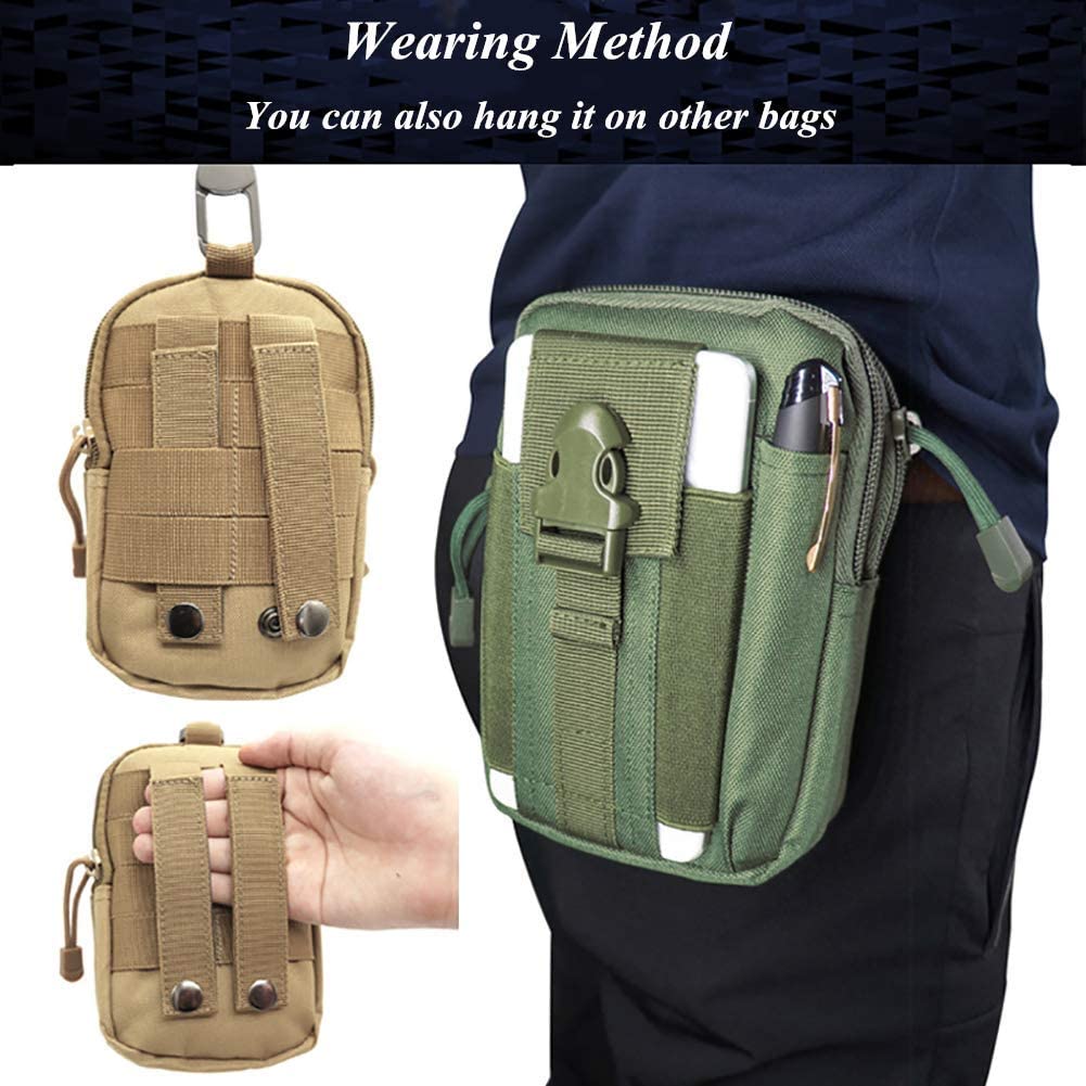 Adjustable Sling Bag with Water Bottle Pouch for Hunting Hiking