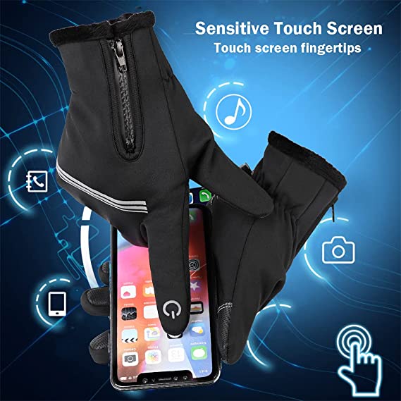 Winter Warm Gloves with Touch Screen Texting Fingers for Driving