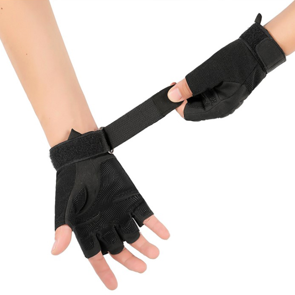 Half Finger Tactical Gloves Hard Knuckle Military for Men, Fingerless Airsoft Gloves Touchscreen