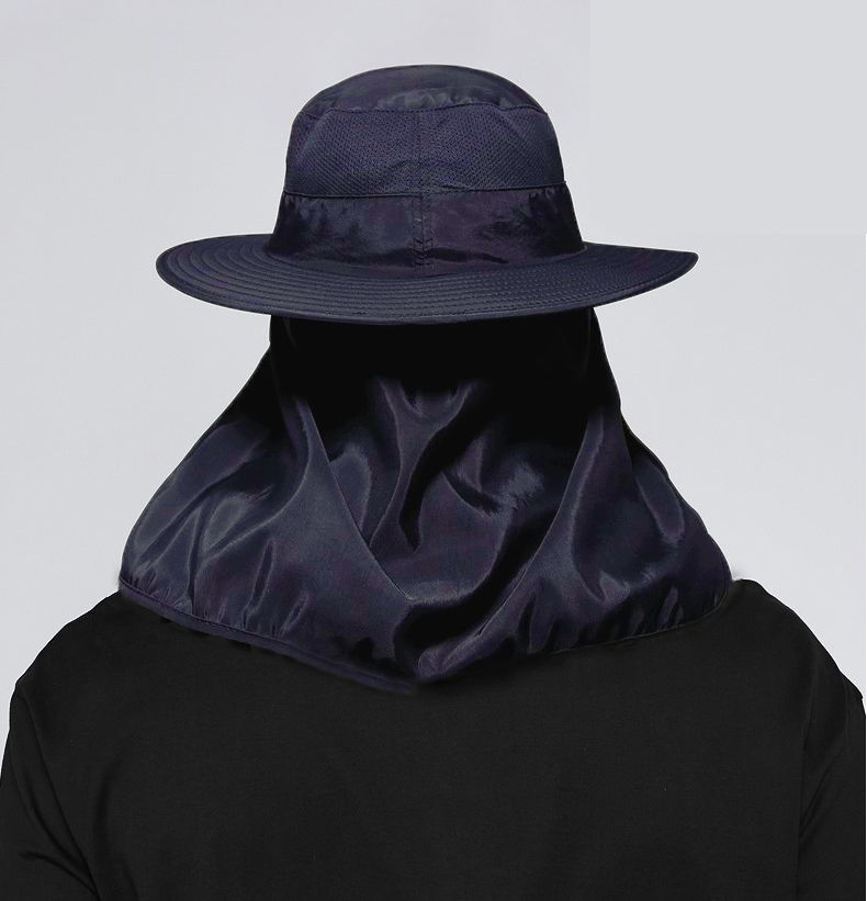 Fishing Cap UV Sun Protection Hat With Wide Brim Removable Flap and Face Neck Full Coverage