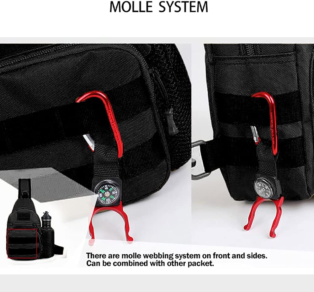 Tactical EDC Shoulder Sling Backpack for Men Traveling Trekking