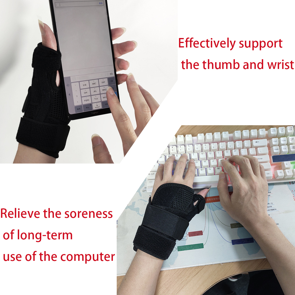Carpal Tunnel Wrist Brace Both Left and Right Hand Support for Injuries Sprains Arthritis Tendinosis Sport Fits