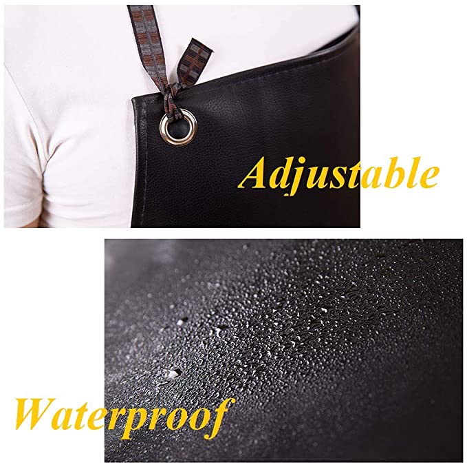 HYCOPROT Waterproof PU Soft Heavy Duty Work Safety Apron