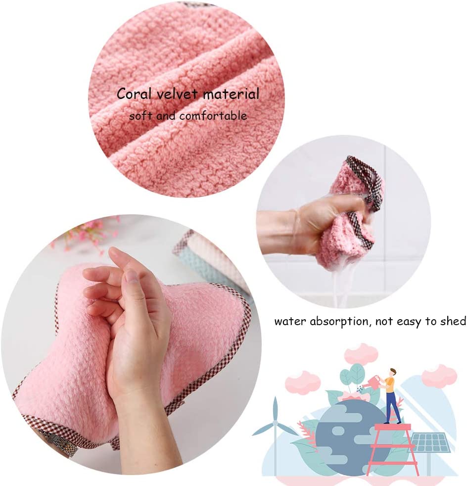 Mini Dustpan and Brush Set with Cleaning Cloth for Kids Pets Cars