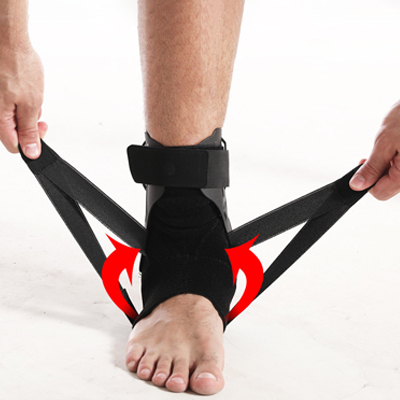 Ankle Support Brace for Men Women Adjustable Compression Sleeve Sport Ankle Support Wrap Stabilizer For Sprained Ankle Plantar Fasciitis Achilles Tendon Sprain Injury Recovery