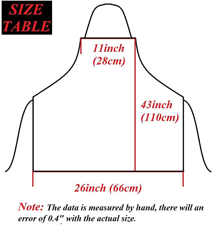 HYCOPROT Waterproof PU Soft Heavy Duty Work Safety Apron