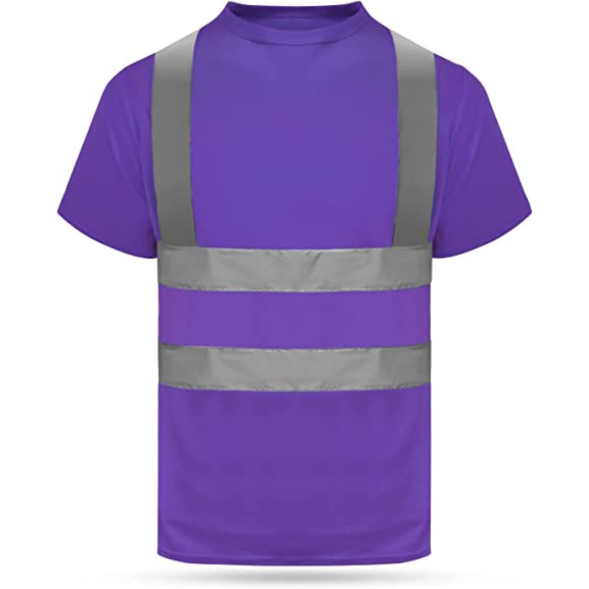 High Vis Safety Quick Dry Shirts with Silver Reflective Tapes