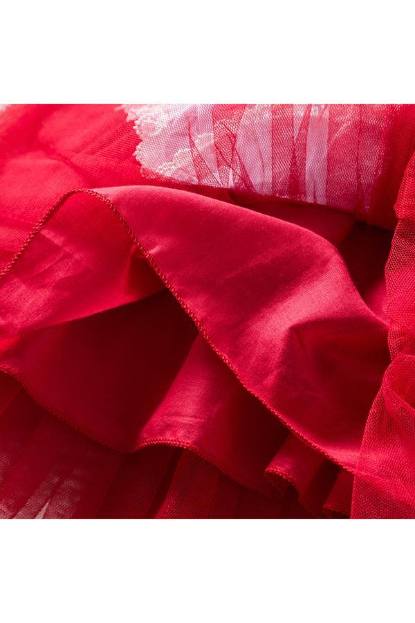 Fancy Dress Little Red Riding Hood Christmas Costume Red For Kids Girls-yoyobikini