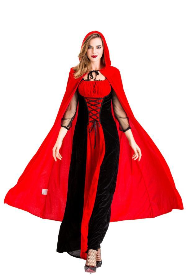 Adult Fairy Tale Little Red Riding Hood Costume-yoyobikini