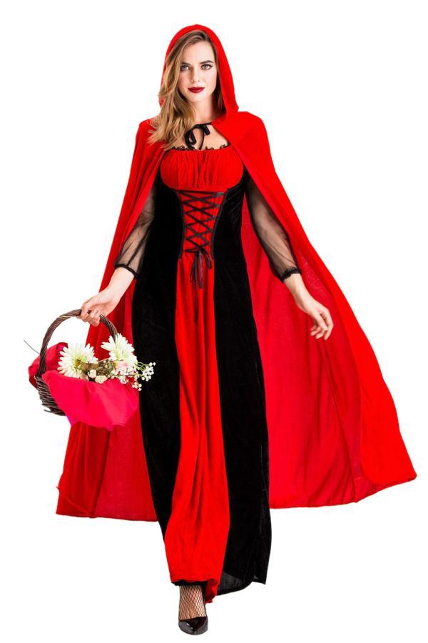 Adult Fairy Tale Little Red Riding Hood Costume-yoyobikini