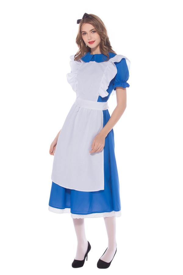 Halloween Maid Adult Costume With Apron-yoyobikini