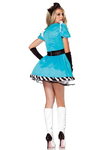 Blue Lolita Sexy Charming Alice in Wonderland Costume