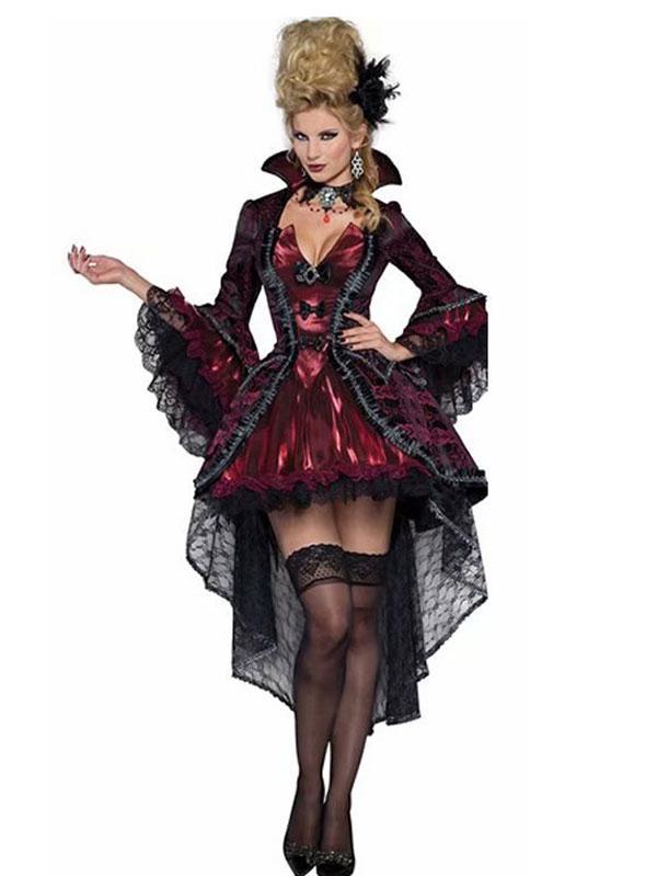Vampire Costume Women Sexy Vampire Queen Halloween Costume