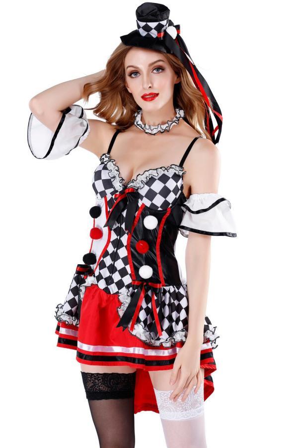 Adult Flirty The Queen Of Hearts Costume-yoyobikini