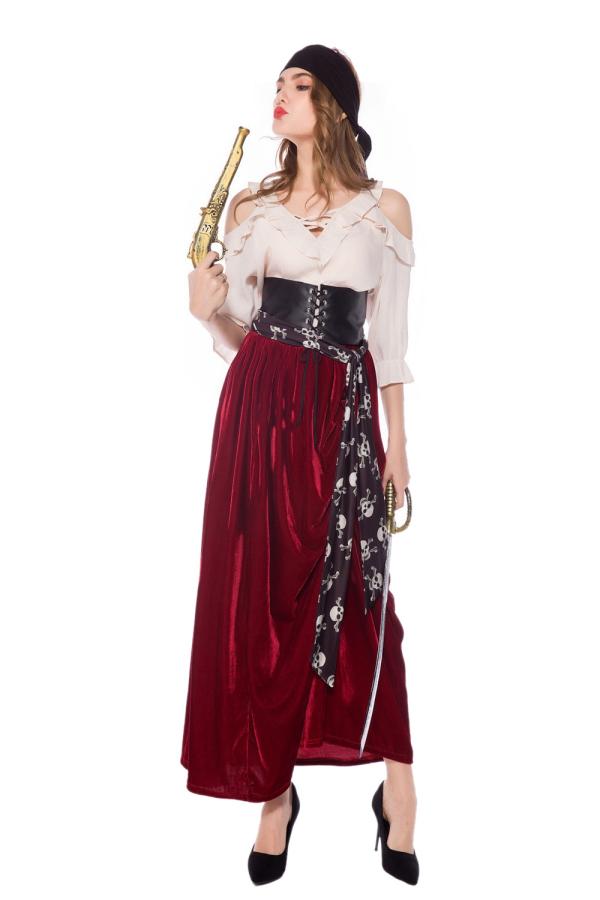 Halloween Fancy Women's Pirate Costume-yoyobikini