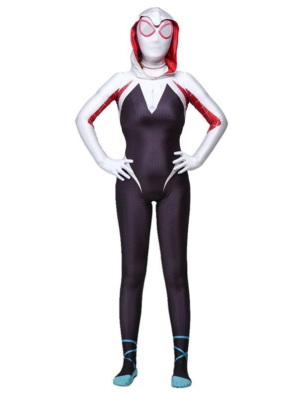 Spider Gwen Cosplay Costume Family Halloween Costumes-yoyobikini