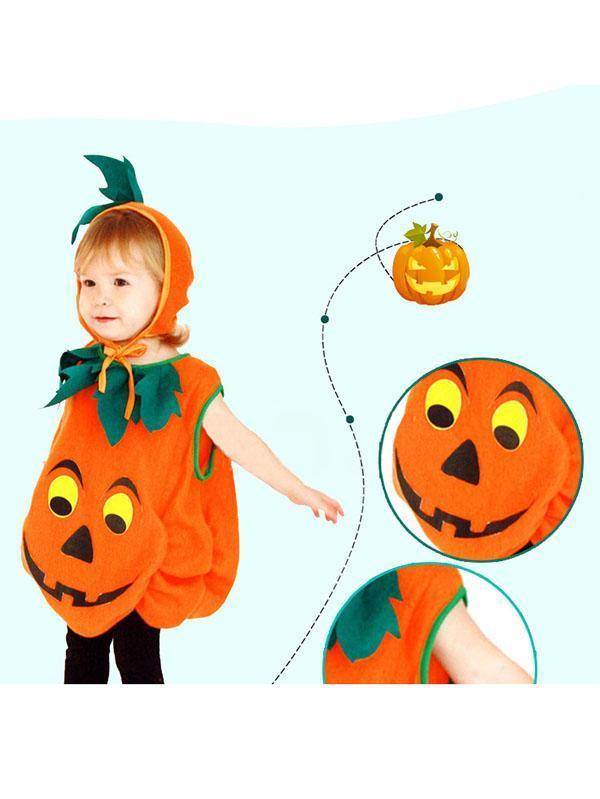 Cute Pumpkin Halloween Costume Toddler Pumpkin Costume For Kids-yoyobikini