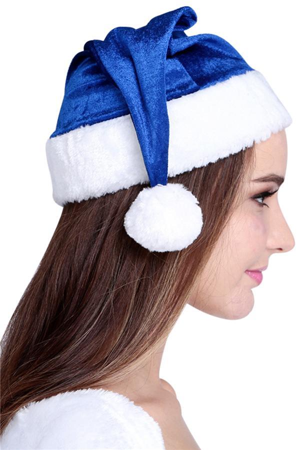 Sexy Adult Christmas Santa Costume For Women Blue-yoyobikini