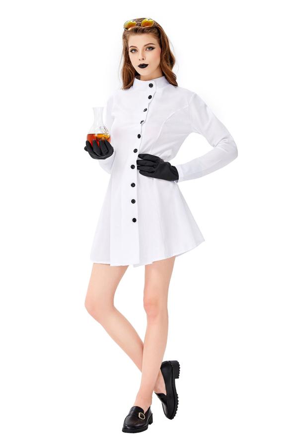 Adult Sexy Scientist Halloween Costume-yoyobikini