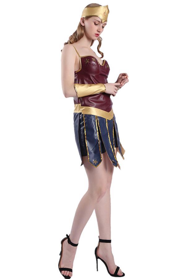 Sexy Justice League Wonder Woman Cosplay Halloween Costume Ruby-yoyobikini