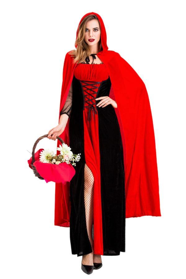 Adult Fairy Tale Little Red Riding Hood Costume-yoyobikini