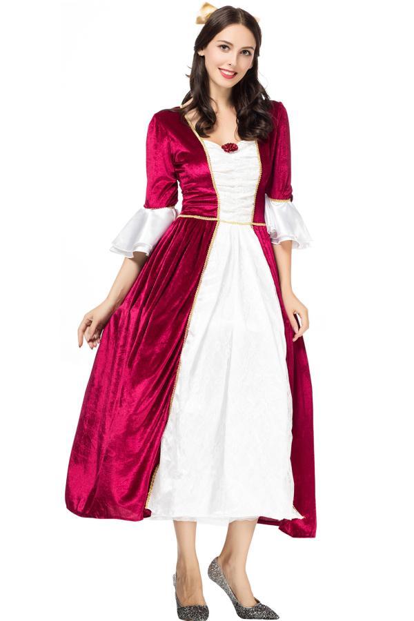 Retro Style Robe Princess Retro Royal Princess Dress Adult Costume – yoyobikini