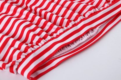 Push Up Padded American Flag Womens Stripes Tankini-yoyobikini