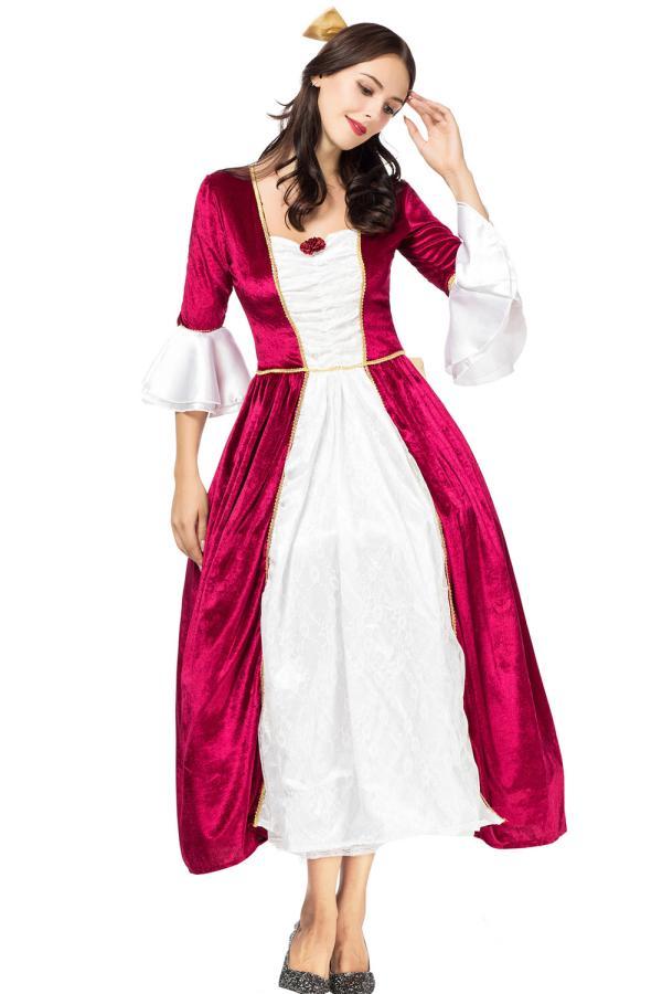 Retro Style Robe Princess Retro Royal Princess Dress Adult Costume – yoyobikini