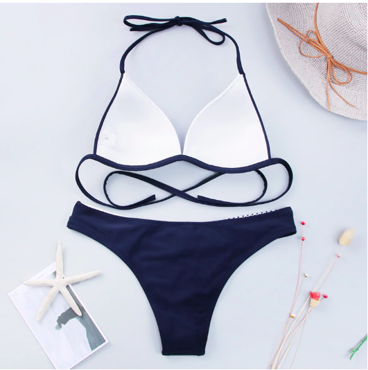 Elegant Brazilian Swimsuit Bikini Set-yoyobikini