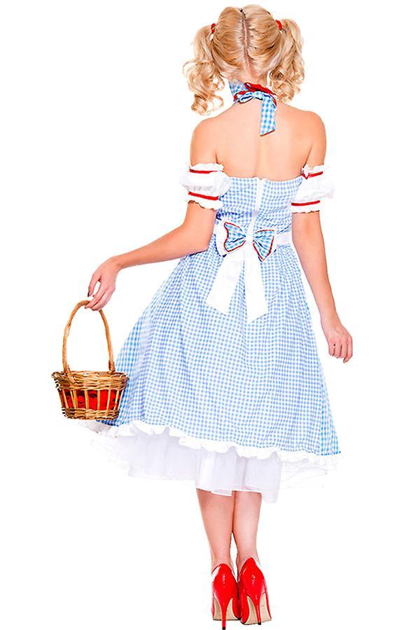 Sexy Adult Alice In Wonderland Dress Costume Light Blue-yoyobikini