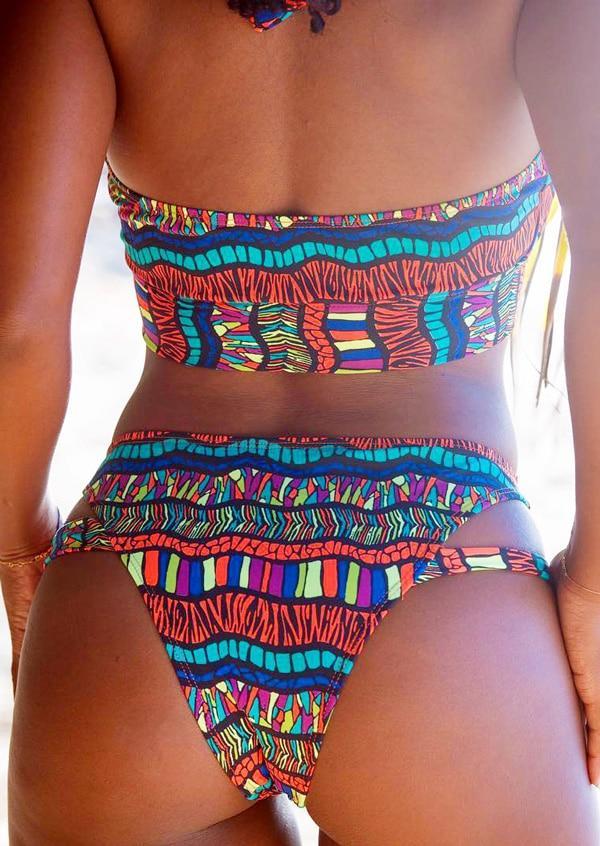 Tribal Pattern Color Bikini Set-yoyobikini