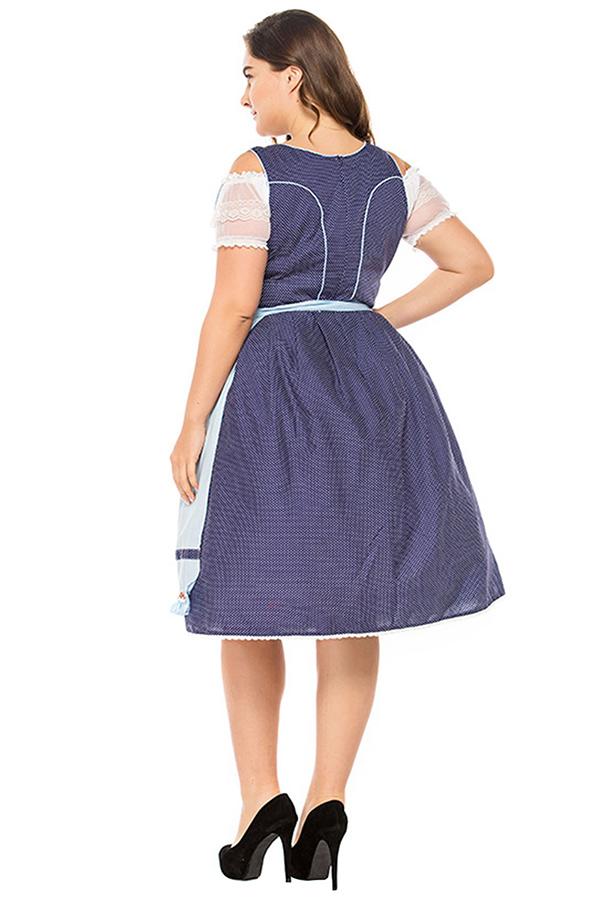 Womens Plus Size Deluxe Oktoberfest Beer Girl Costume-yoyobikini