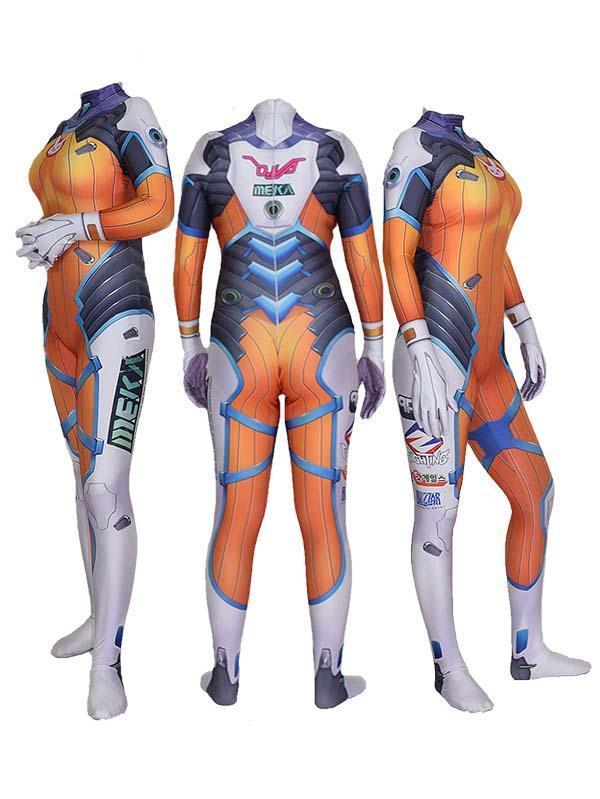 Cosplay Overwatch D.Va Hana Song Family Costume-yoyobikini